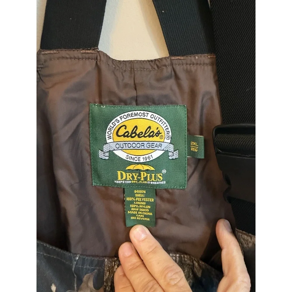 Cabelas Dry Plus Real Tree Hardwood Bob Overalls 2XL
